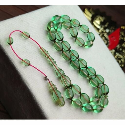 Alman Sıkma Zar Kehribar Tesbihler