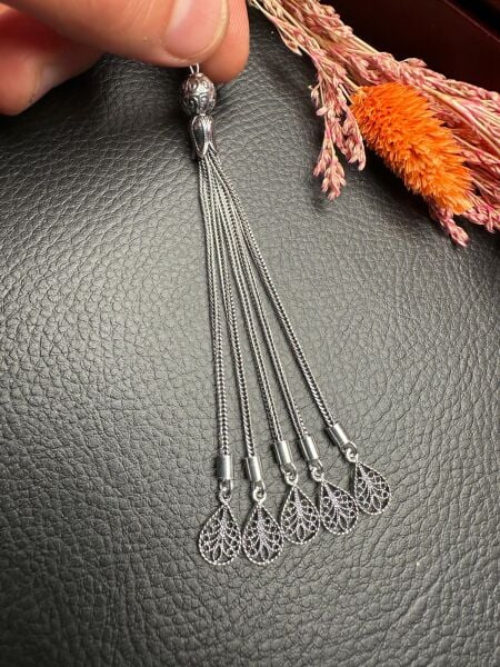 Özel Tasarım Gümüş Püskül