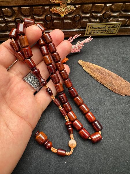 Kapsül Model Kınalı  Sade Kuka Tesbih