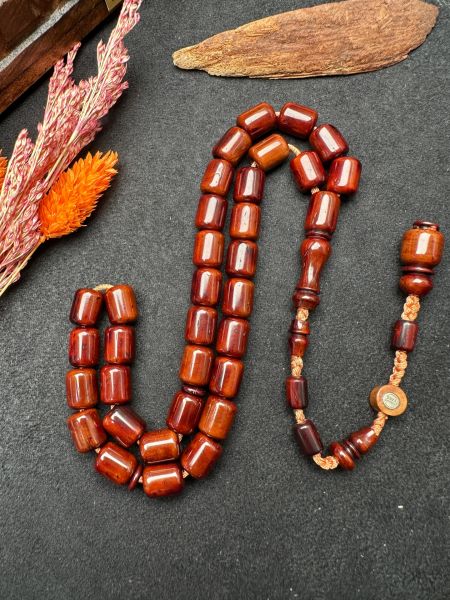 Kapsül Model Kınalı  Sade Kuka Tesbih