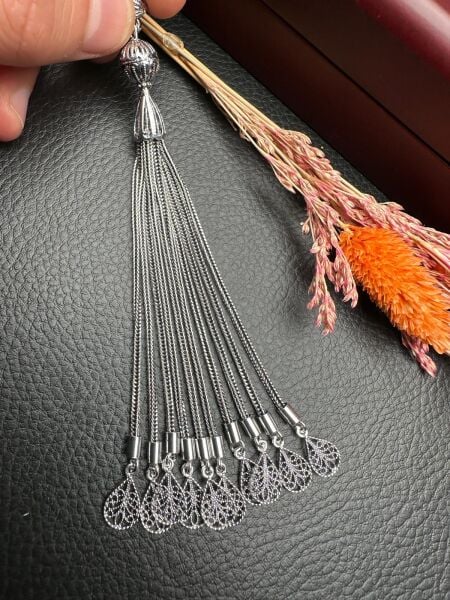 Özel Tasarım Gümüş Püskül