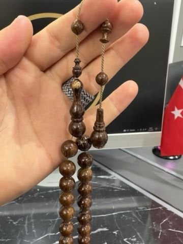 Uçlu Küre Sistemli Sırçalı Kuka Tesbih