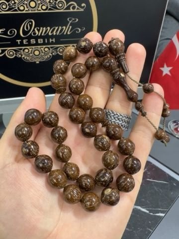 Uçlu Küre Sistemli Sırçalı Kuka Tesbih