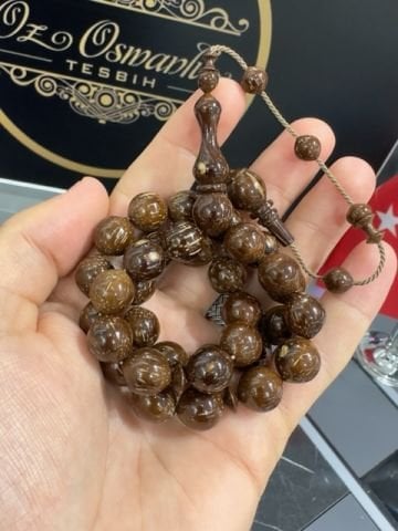 Uçlu Küre Sistemli Sırçalı Kuka Tesbih