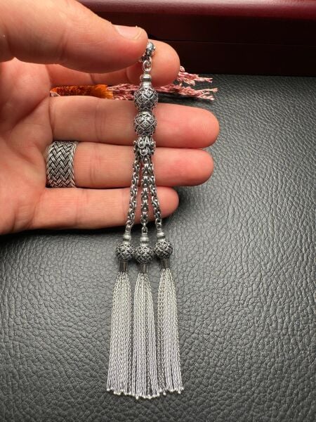 Özel Tasarım Gümüş Püskül