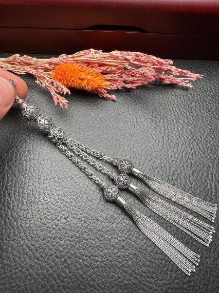 Özel Tasarım Gümüş Püskül