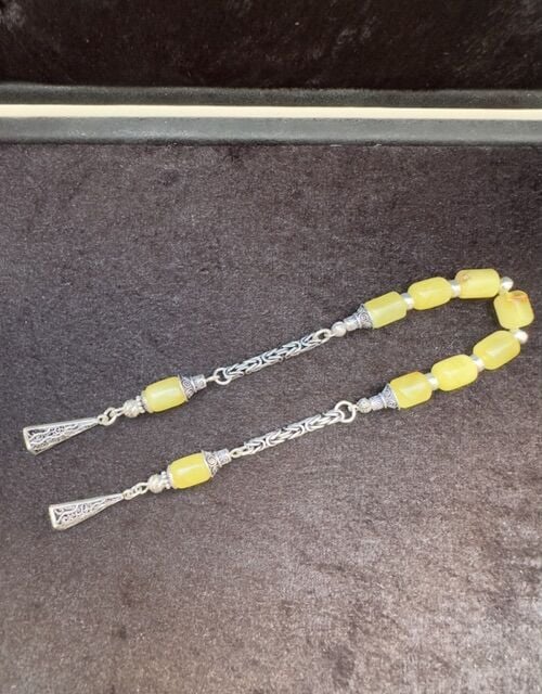 Kapsül Model Zaza Damla Kehribar Tesbih