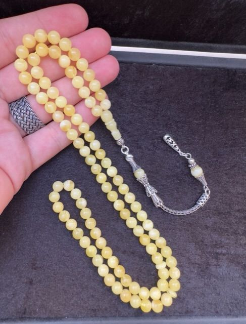 99'luk Küre Model Baltık Damla Kehribar Tesbih