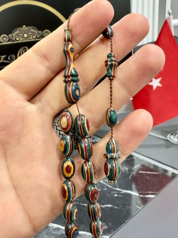 Badem Model Sade Kafur Ağacı Tesbih