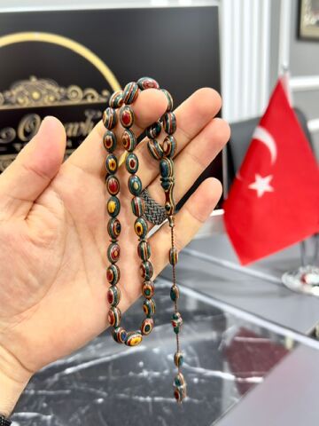Badem Model Sade Kafur Ağacı Tesbih