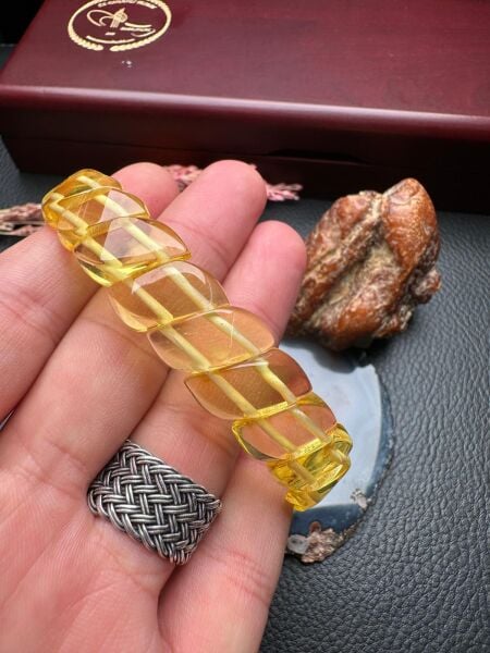 Damla Kehribar Bileklik