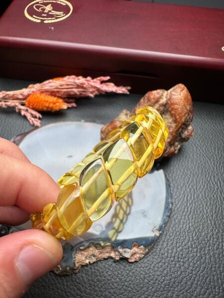 Damla Kehribar Bileklik