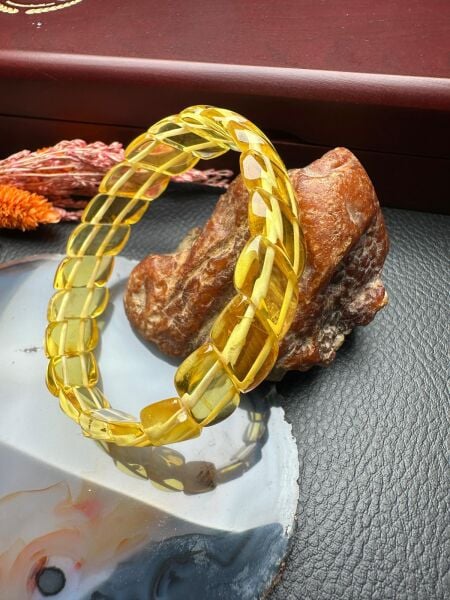 Damla Kehribar Bileklik