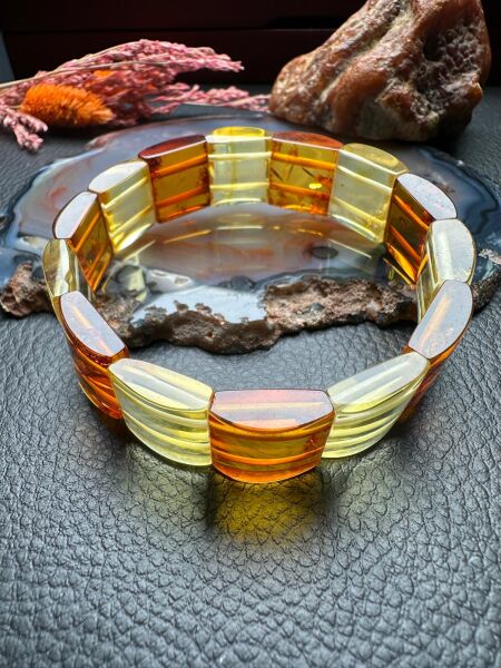 Damla Kehribar Bileklik