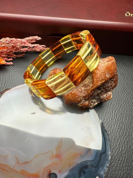 Damla Kehribar Bileklik