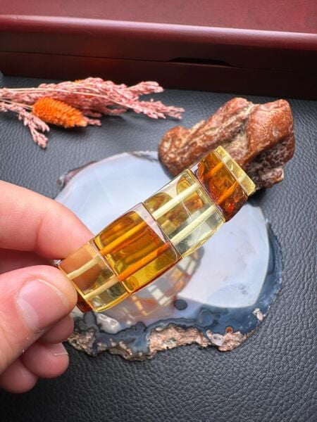 Damla Kehribar Bileklik