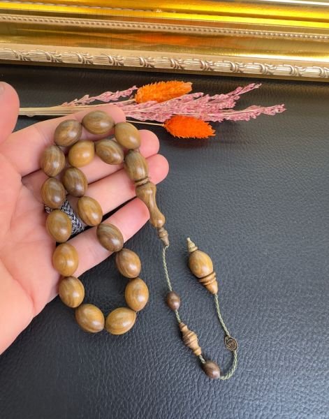 Badem Model Maskot Yeşil Pelesenk Tesbih