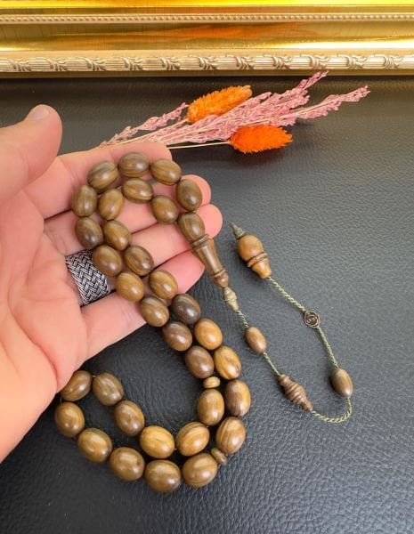 Badem Model Yeşil Pelesenk Tesbih