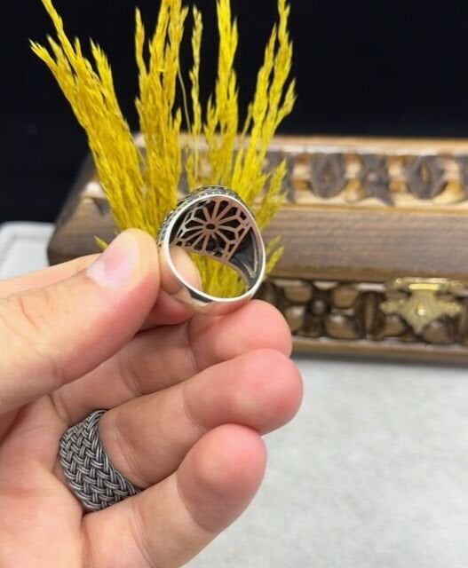 Özel Tasarım 925 Ayar Gümüş Erkek Yüzük