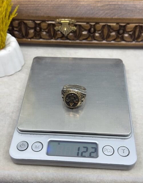 Özel Tasarım 925 Ayar Gümüş Erkek Yüzük