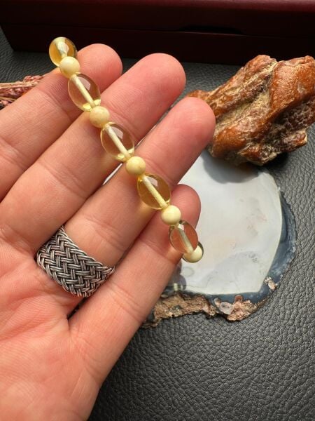 Damla Kehribar Bileklik