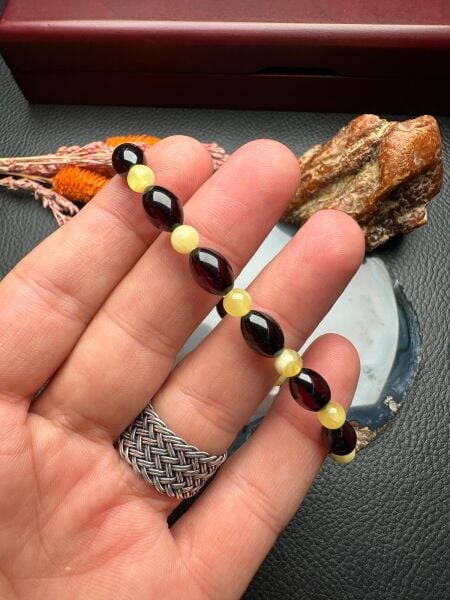 Damla Kehribar Bileklik