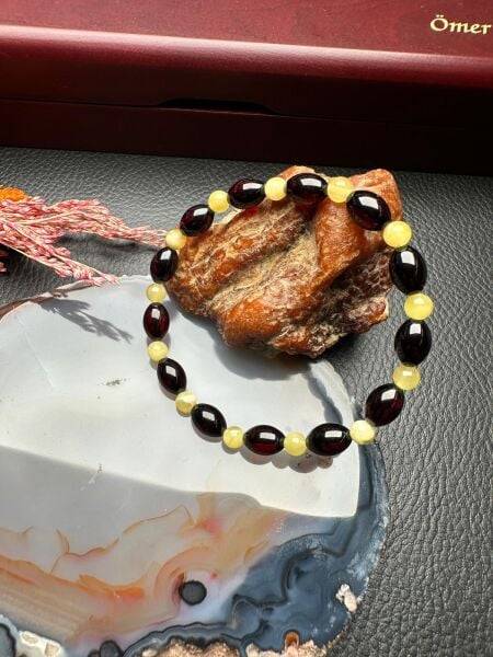 Damla Kehribar Bileklik