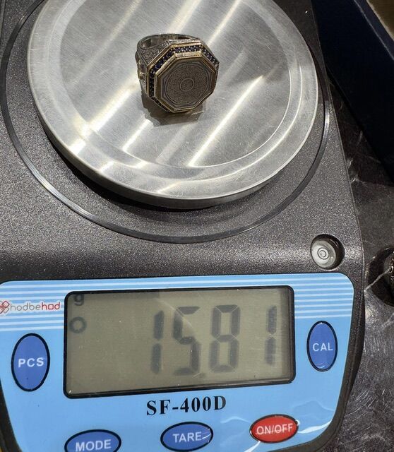 Özel Tasarım 925 Ayar Gümüş Erkek Yüzük