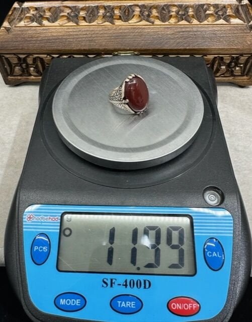 Akik Taşı Özel 925 Ayar Gümüş Erkek Yüzük