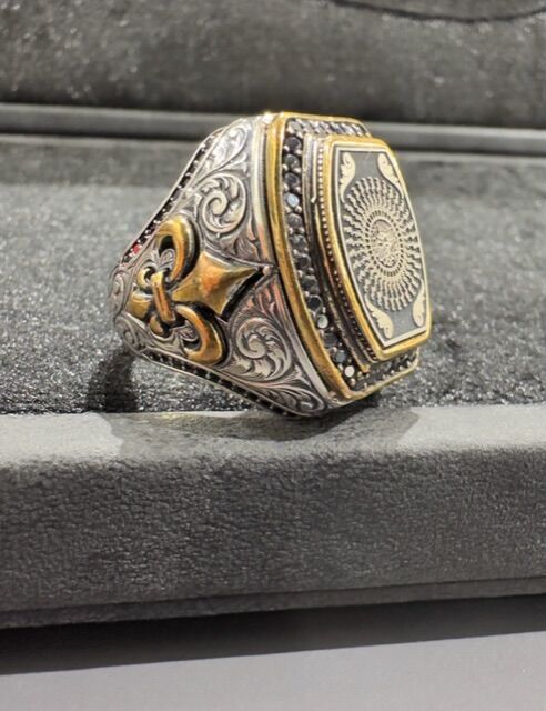 Özel 925 Ayar Gümüş Erkek Yüzük