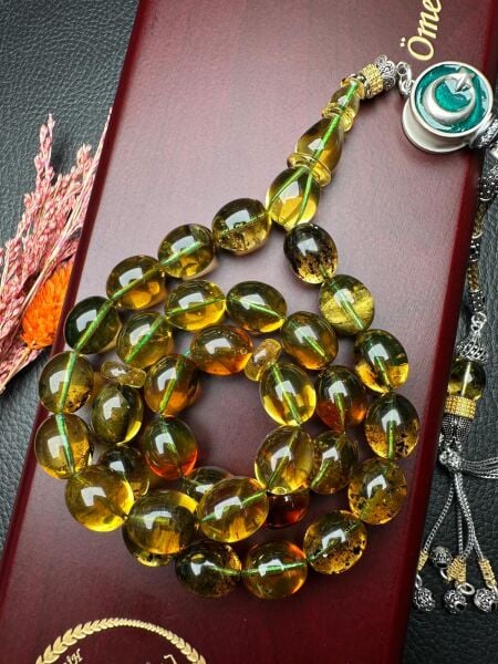 Rus Kaya Damla Kehribar Tesbih