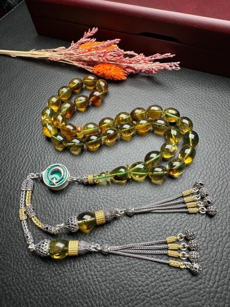 Rus Kaya Damla Kehribar Tesbih