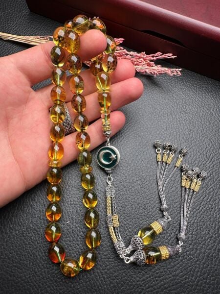 Rus Kaya Damla Kehribar Tesbih