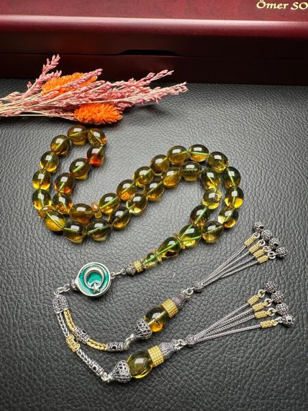 Rus Kaya Damla Kehribar Tesbih