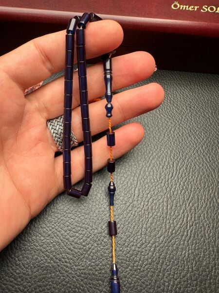 Küçük Boy Kesme Model  Ateş Kehribar Tesbih