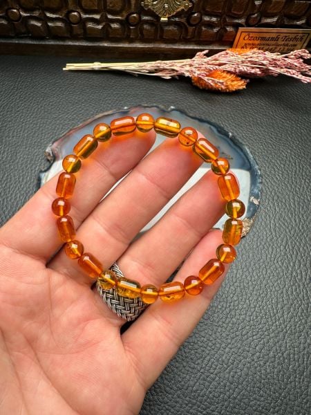 Damla Kehribar Bileklik