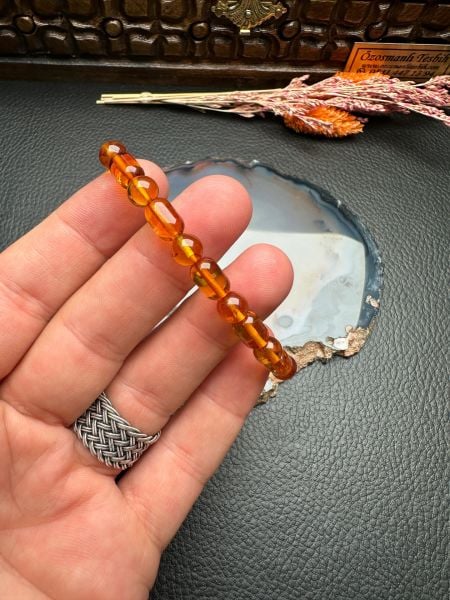 Damla Kehribar Bileklik