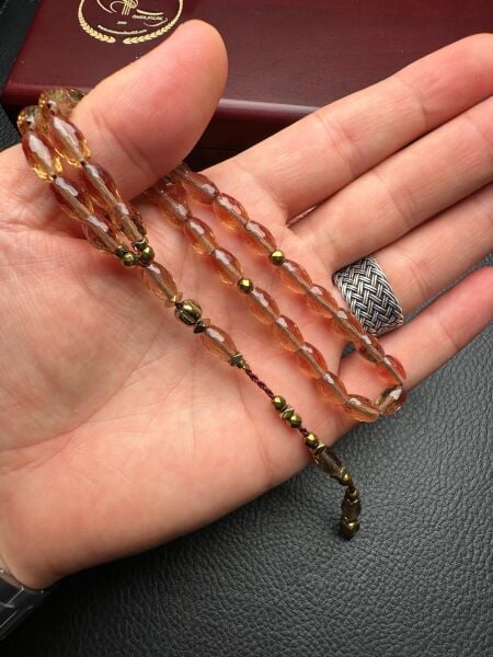 Beyzi Model  Hematit Dizayn Zultanit Doğal Taş Tesbih(Kopya)