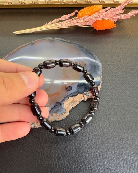 Kapsül Model Damla Kehribar Bileklik