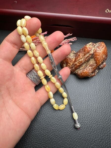 Rus Kaya Damla Kehribar Tesbih