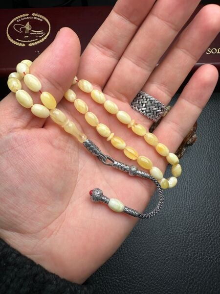 Rus Kaya Damla Kehribar Tesbih