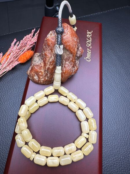 Rus Kaya Damla Kehribar Tesbih