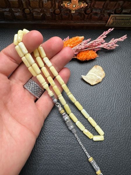 Rus Kaya Damla Kehribar Tesbih