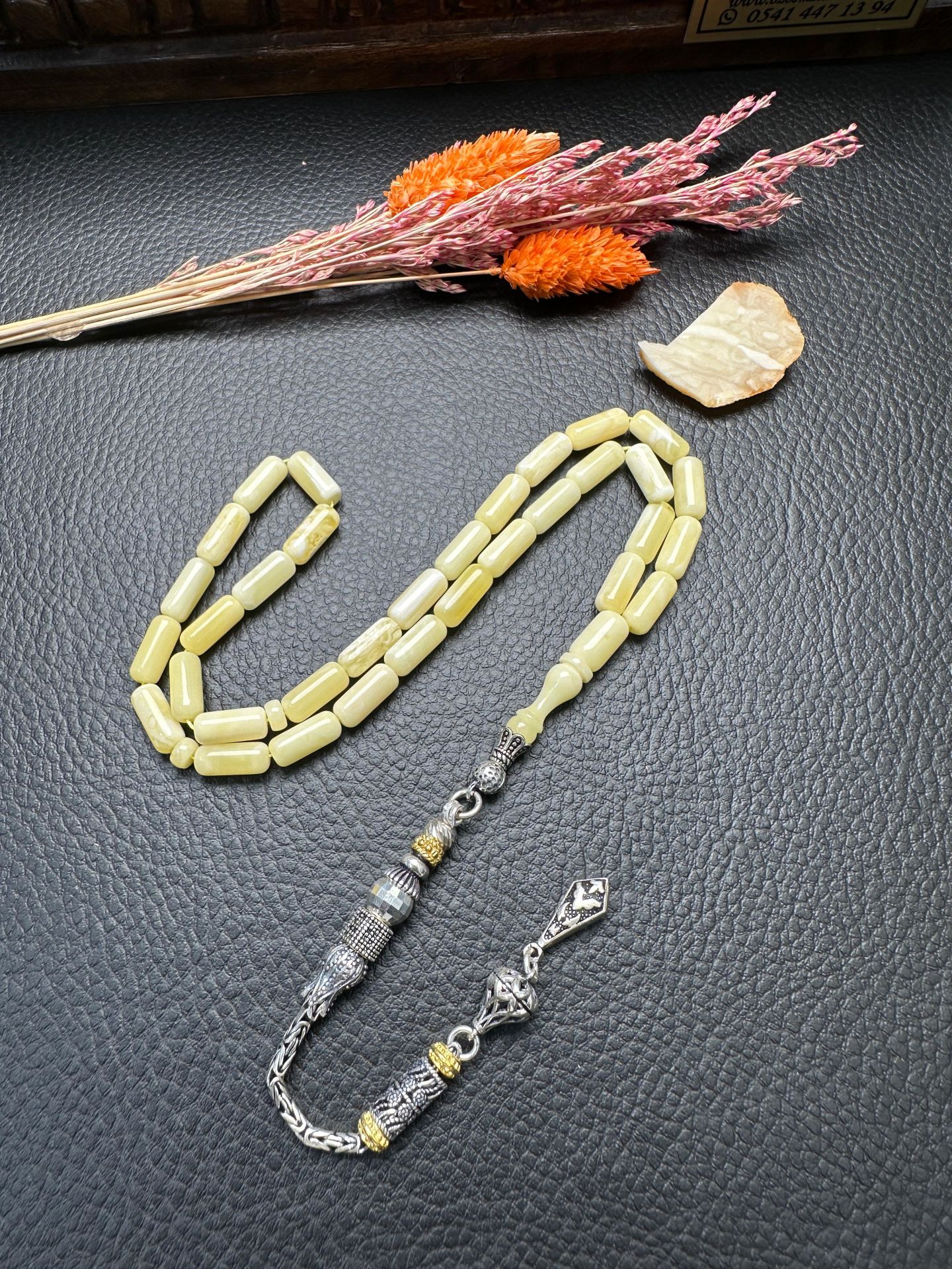 Rus Kaya Damla Kehribar Tesbih