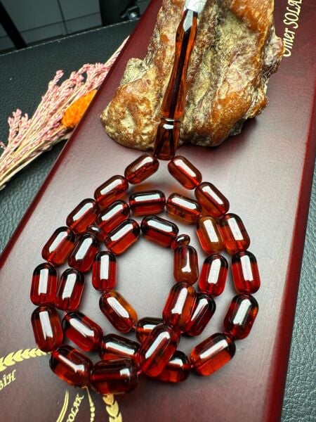 Rus Kaya Damla Kehribar Tesbih