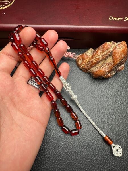 Rus Kaya Damla Kehribar Tesbih