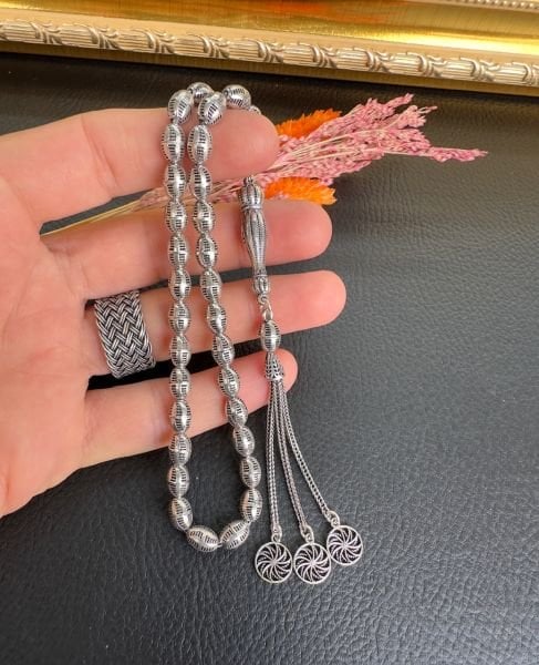 Beyzi Model Gümüş Tesbih