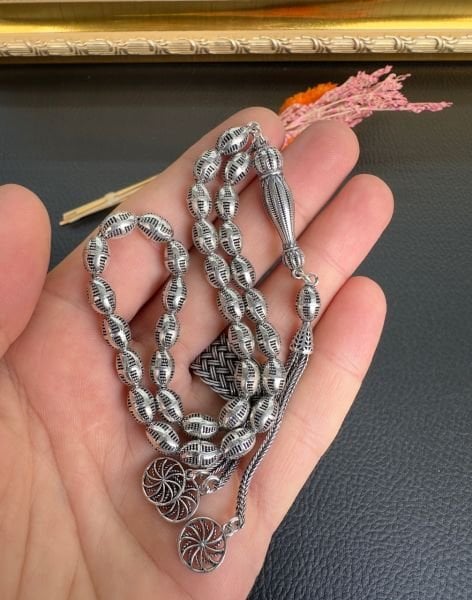 Beyzi Model Gümüş Tesbih