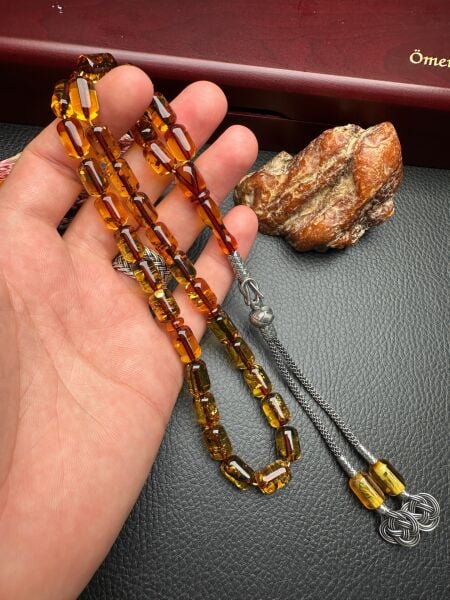 Rus Kaya Damla Kehribar Tesbih