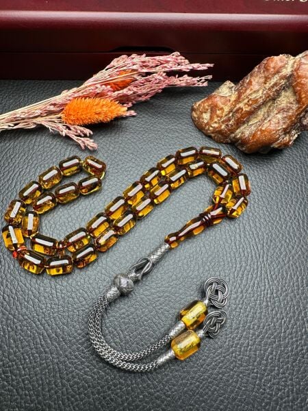 Rus Kaya Damla Kehribar Tesbih